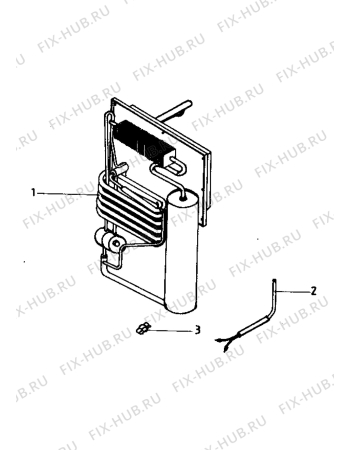 Взрыв-схема комплектующей Electrolux RA138H - Схема узла Cooling system 017